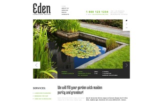 Landscape Design Responsive Website Template