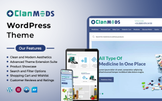 Clanmeds - Medicine & Healthcare WordPress Theme