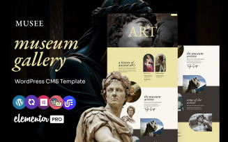 Musee - Art and Museum Gallery Multipurpose WordPress Elementor Theme