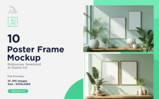 Poster Frame Mockup 10 Set Vol - 12