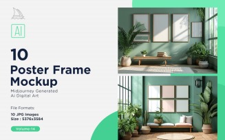 Poster Frame Mockup 10 Set Vol - 14