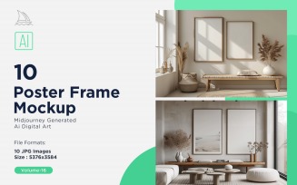 Poster Frame Mockup 10 Set Vol - 16