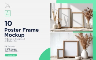 Poster Frame Mockup 10 Set Vol - 20