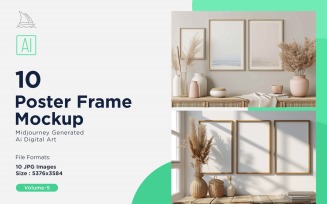 Poster Frame Mockup 10 Set Vol - 5