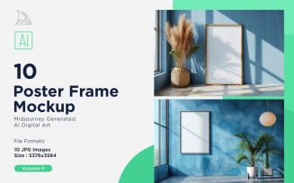 Poster Frame Mockup 10 Set Vol - 7