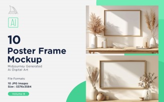 Poster Frame Mockup 10 Set Vol - 8