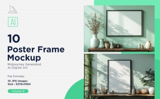 Poster Frame Mockup 10 Set Vol - 9