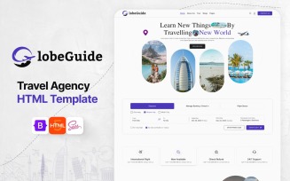 Globe Guide: Online Travel & Tour Agency HTML Website Template