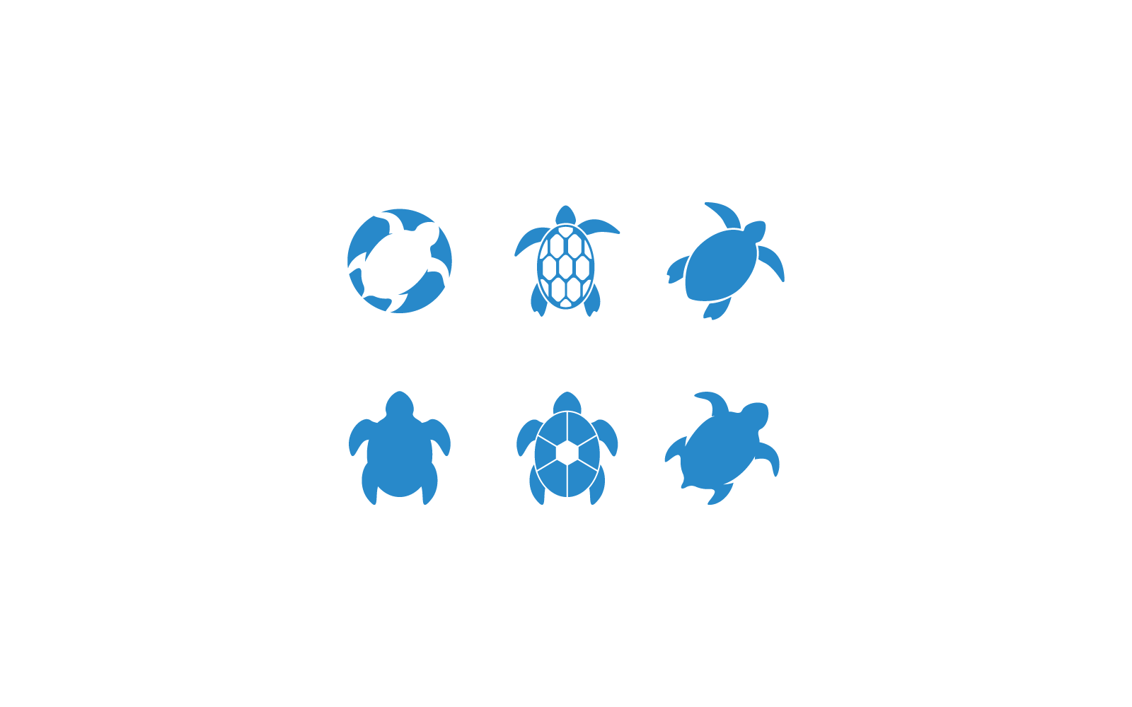 Ikona designu želva logo vektorové ilustrace