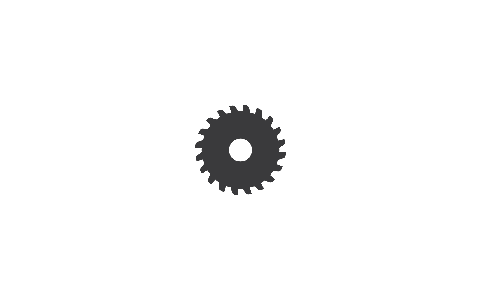 Metal saw logo design vector icon template