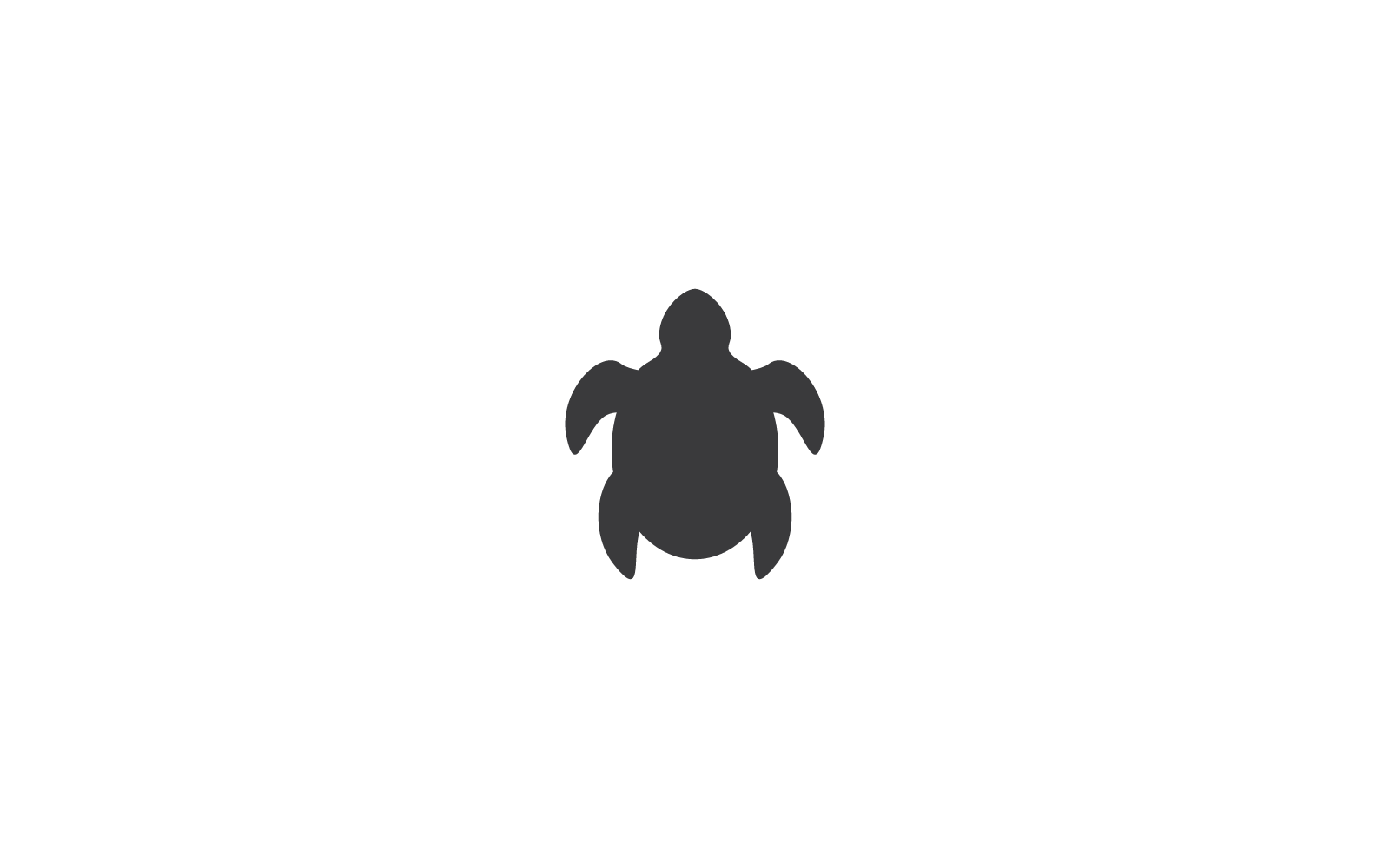 Turtle logo vector illustration design