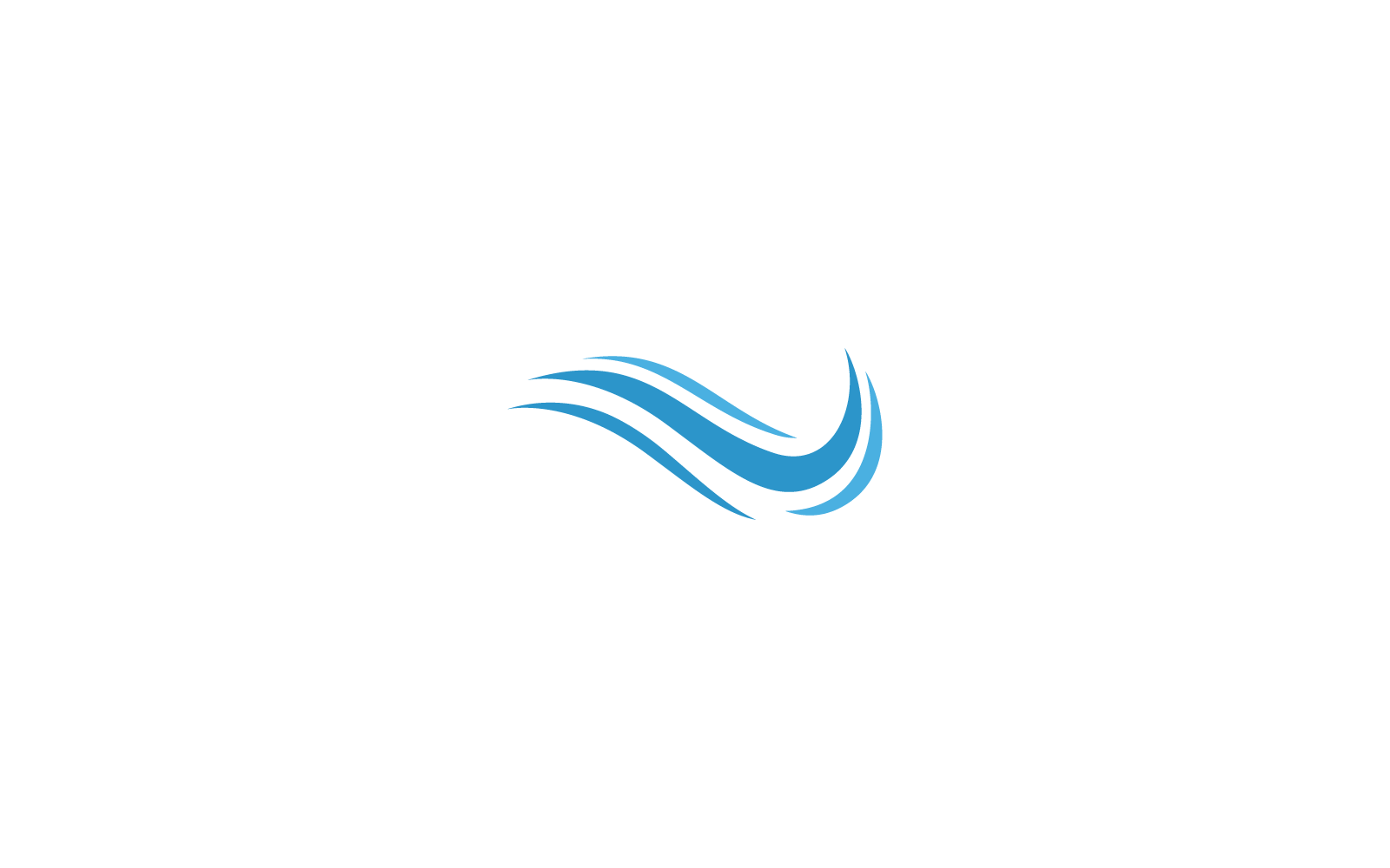 Water wave illustration Logo icon Template