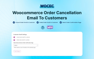 Woocommerce Order Cancellation Email to Customers