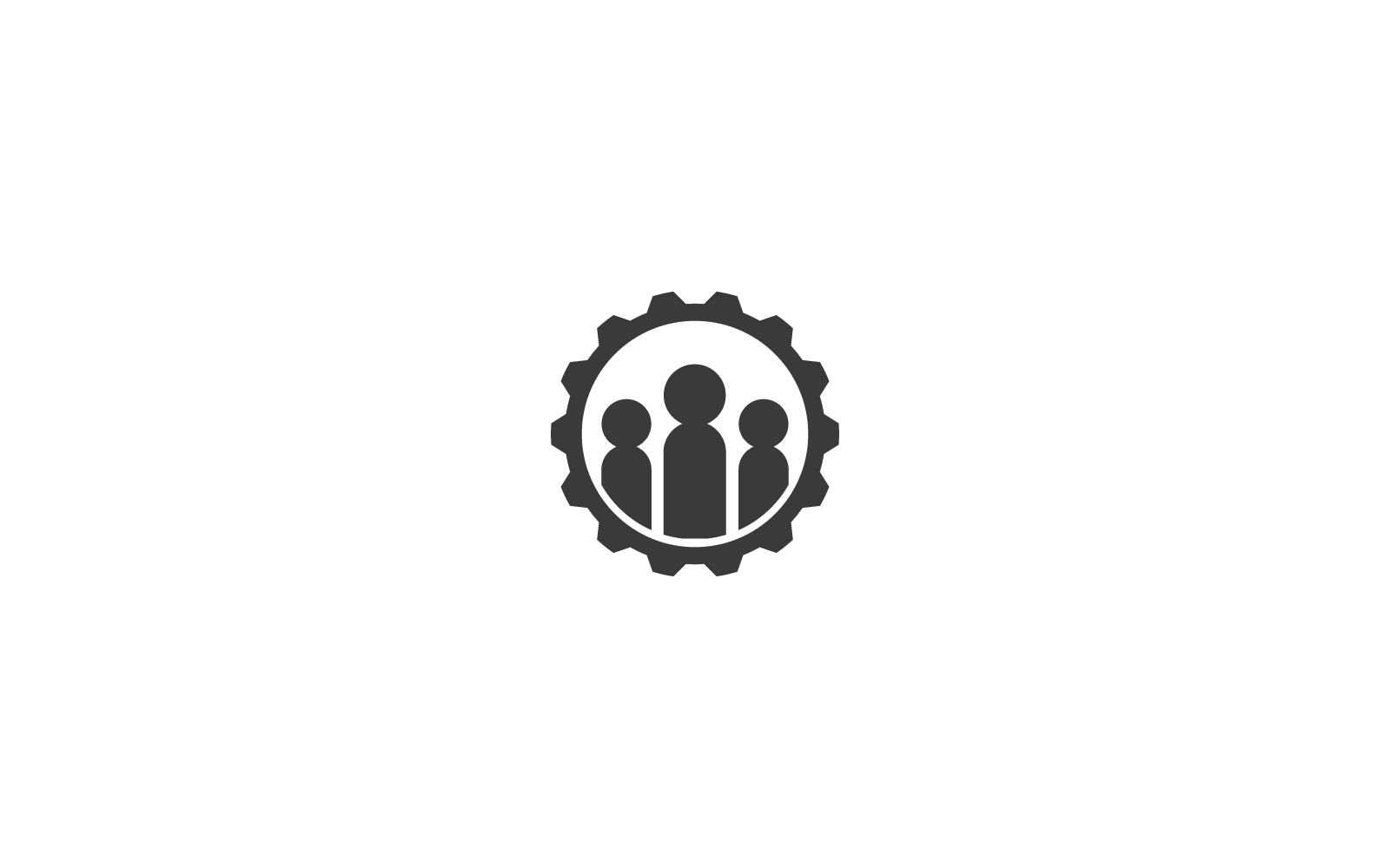 Worker logo vector illustration icon design template