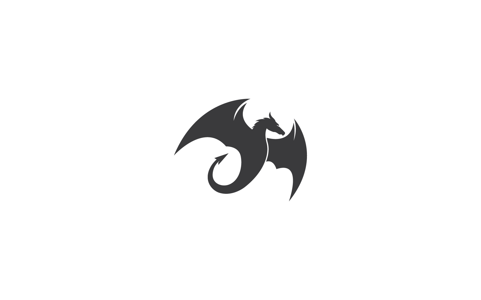 Dragon logo design template vector illustration Logo Template