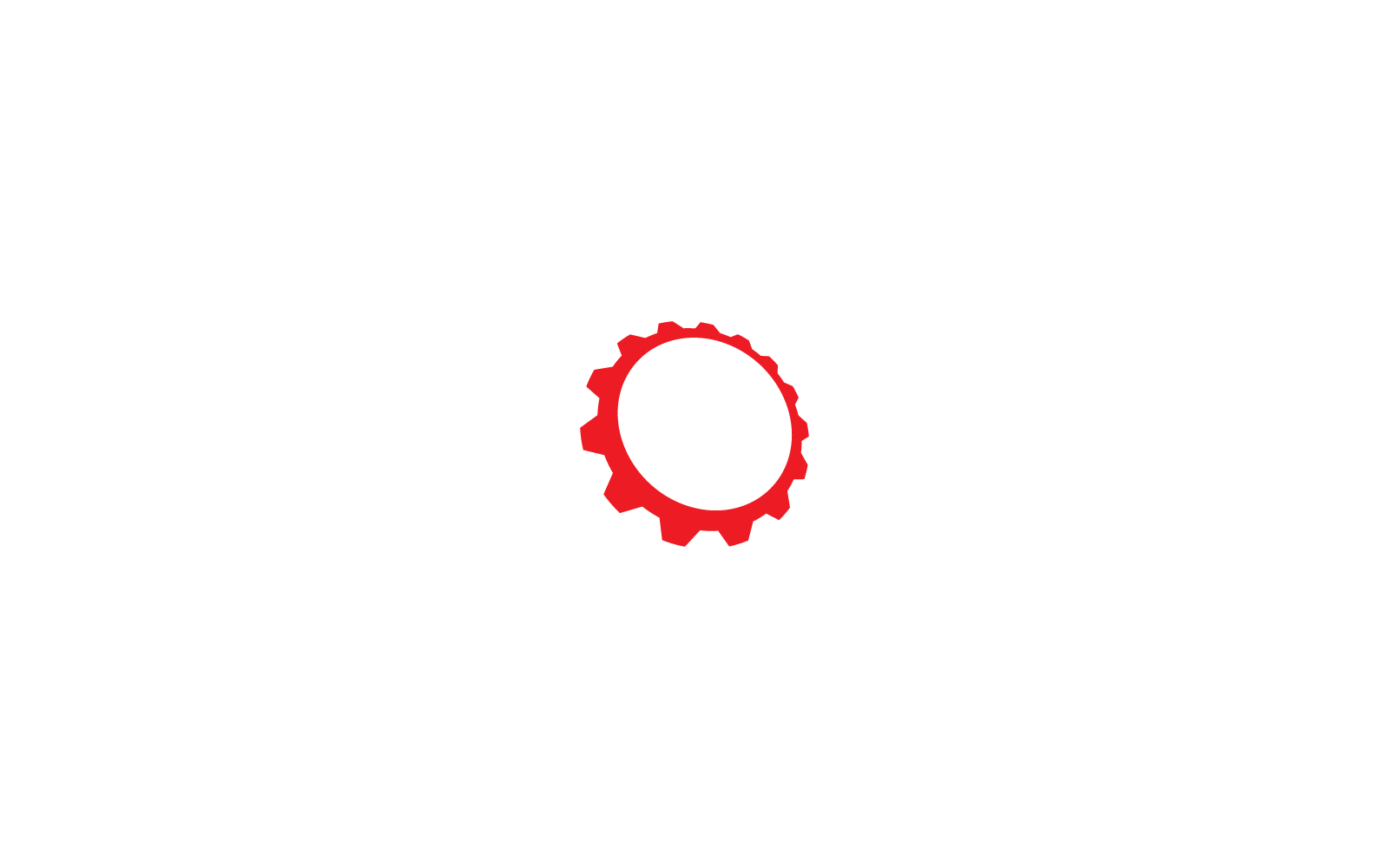 Gear Logo Template vector illustration flat design