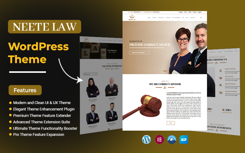 Neete Law: The Ultimate WordPress Theme for Legal Professionals