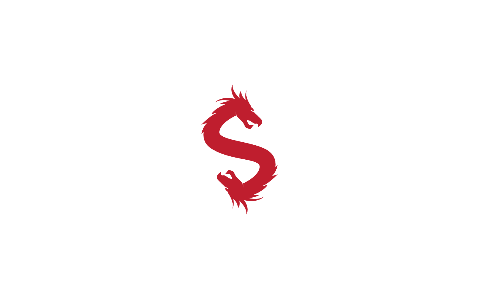 Dragon icon logo design vector illustration