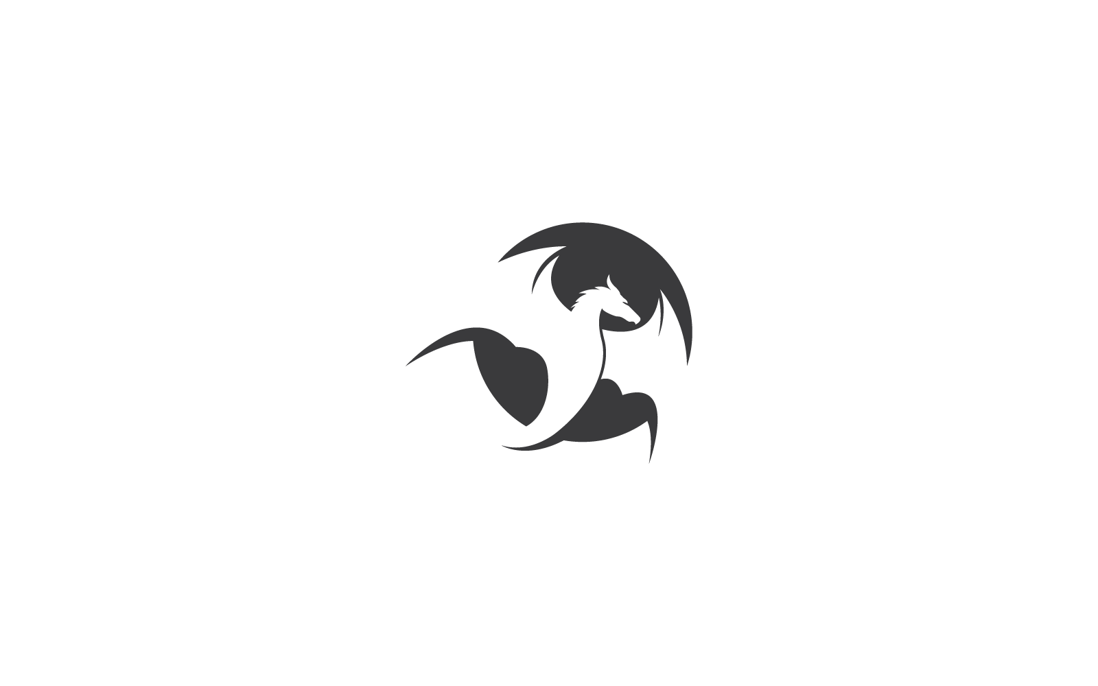 Dragon logo icon vector illustration