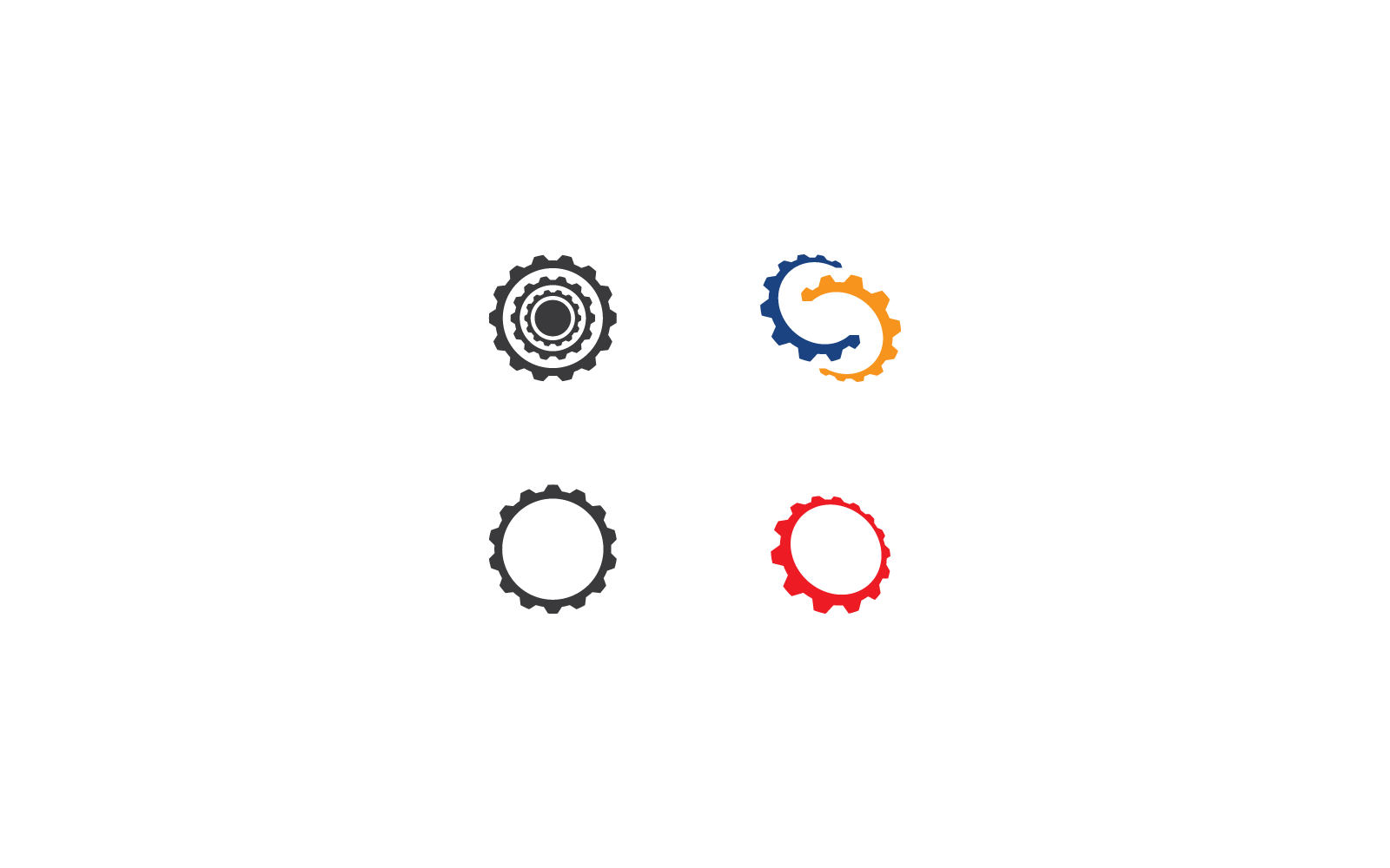 Gear Logo Template vector icon design