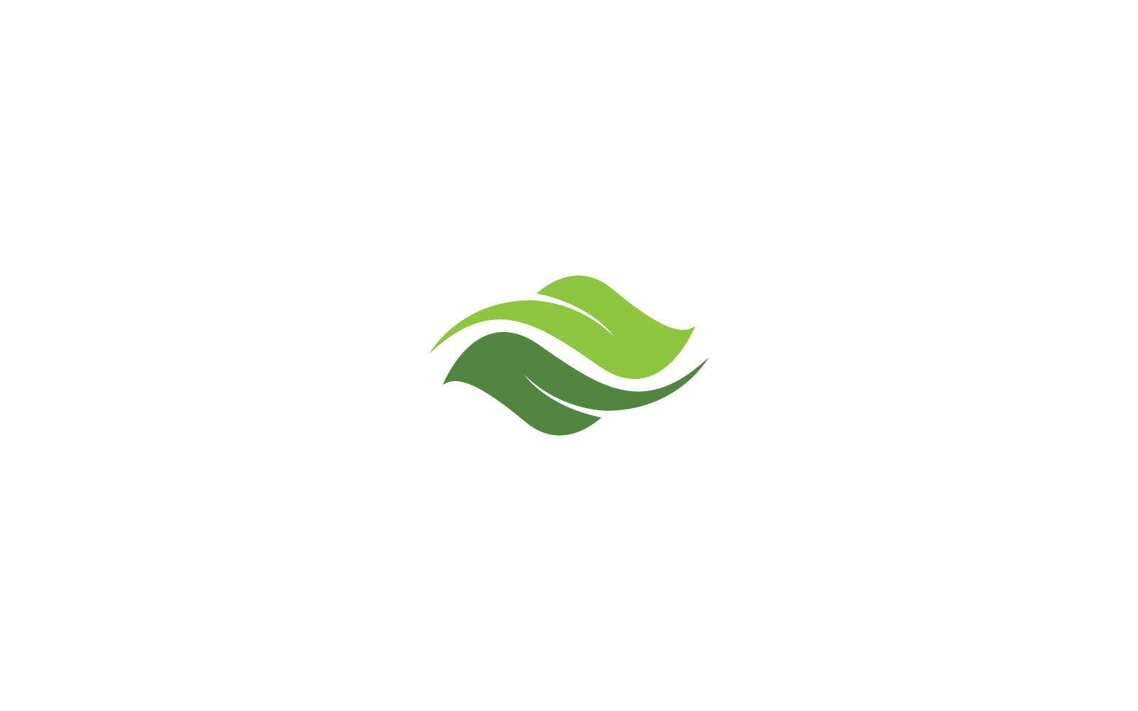 Green leaf nature element logo vector icon