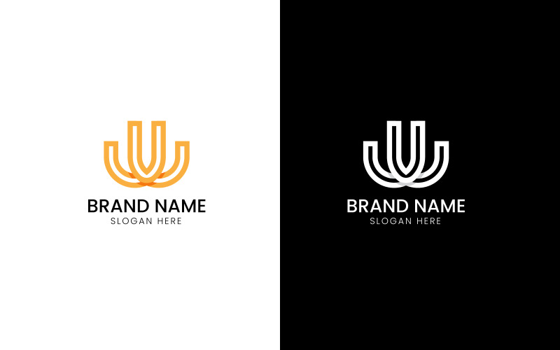 Letter UW business logo-08-225 Logo Template