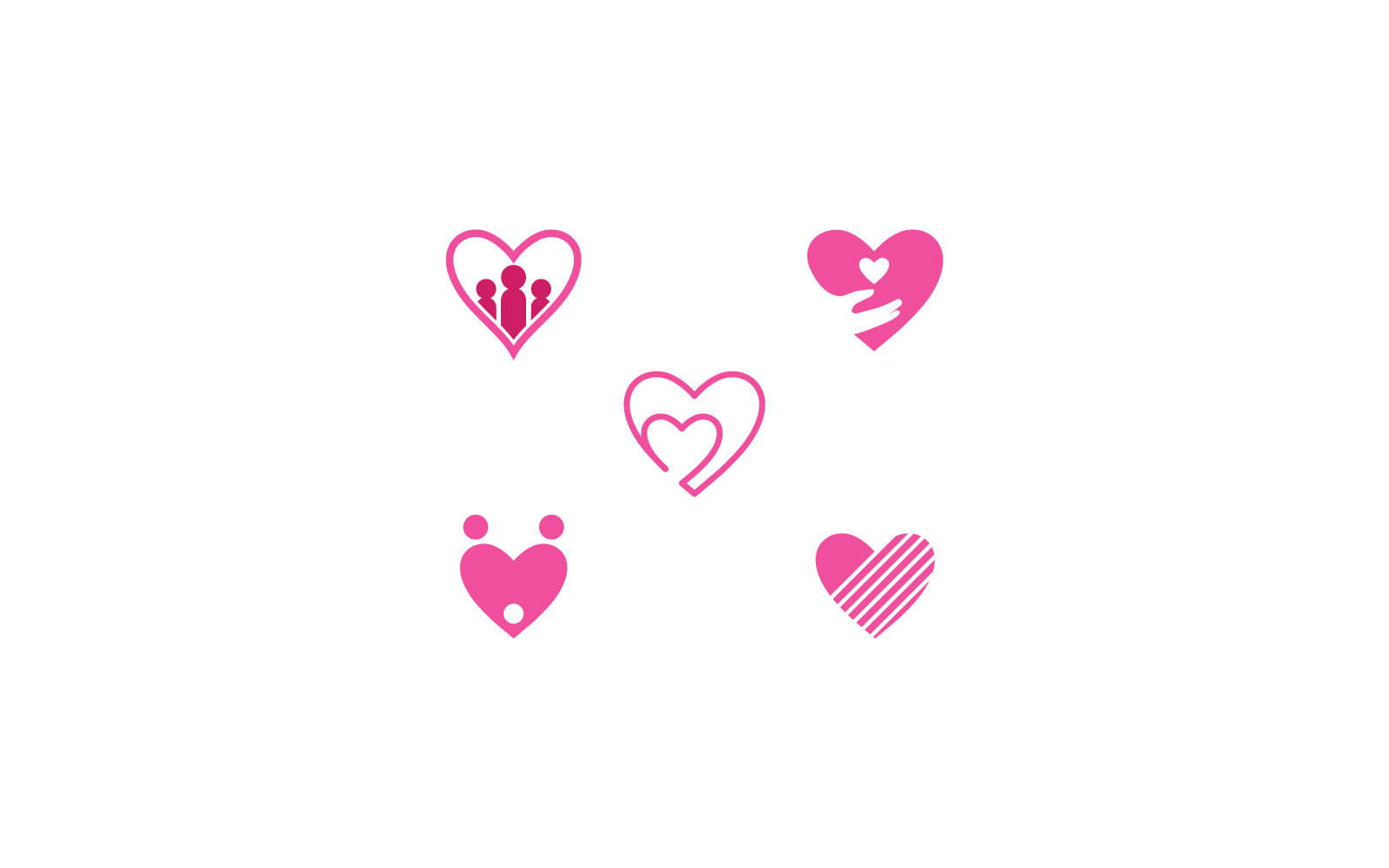 Love Logo illustration design Template