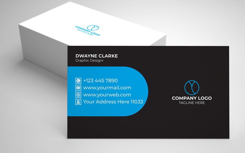 Business Card Design Template (0) Corporate Identity