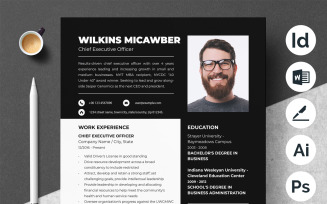 Customizable CV Design Template