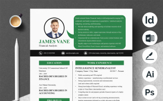 Editable Resume and CV Template Design