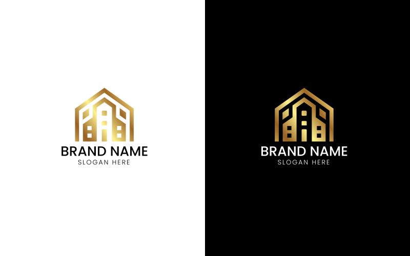 Luxury real estate logo-08-239 Logo Template