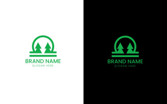 Pine tree vector logo-08-234