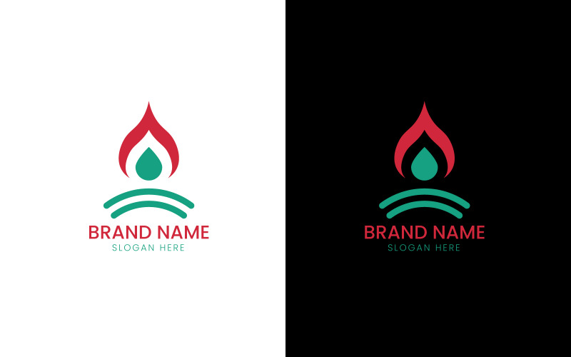 Water drop vector logo-08-235 Logo Template