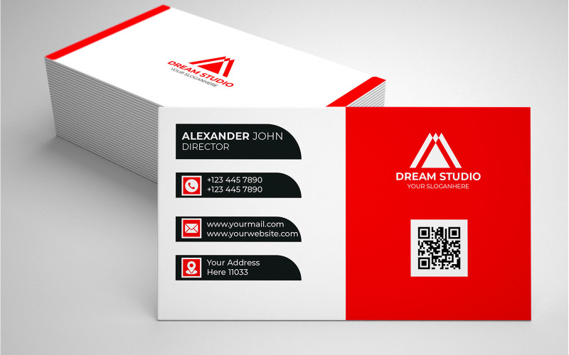 Business Card - Round Corners Business Cards Corporate Identity