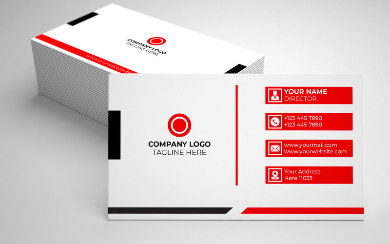 Modern & Creative Business Card Template Design Corporate Identity