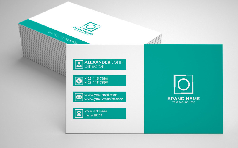 Modern & Creative Business Card TemplateThis is Business card Corporate Identity