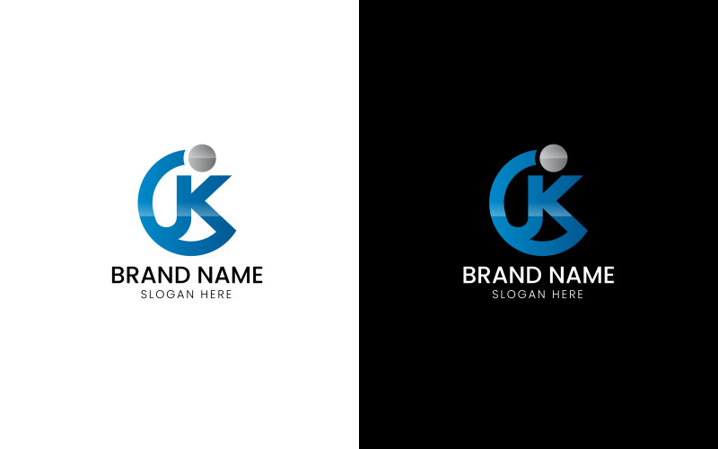 Letter CK company logo-08-248 Logo Template