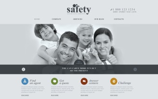 Insurance Responsive WordPress Theme