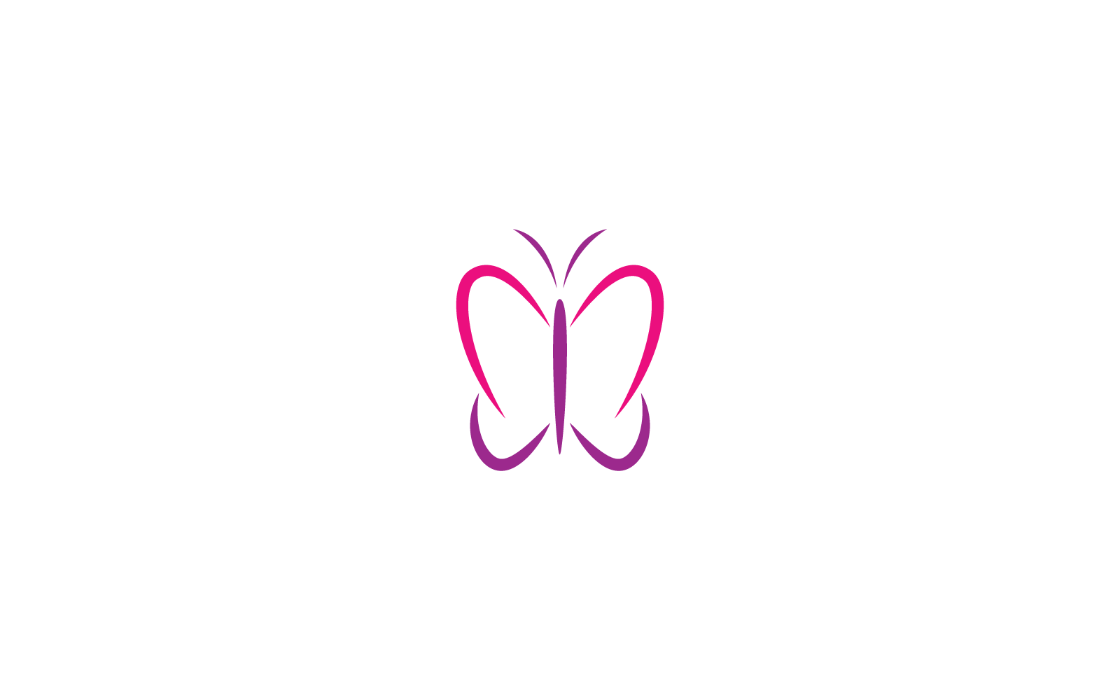 Butterfly Logo icon Template Vector design