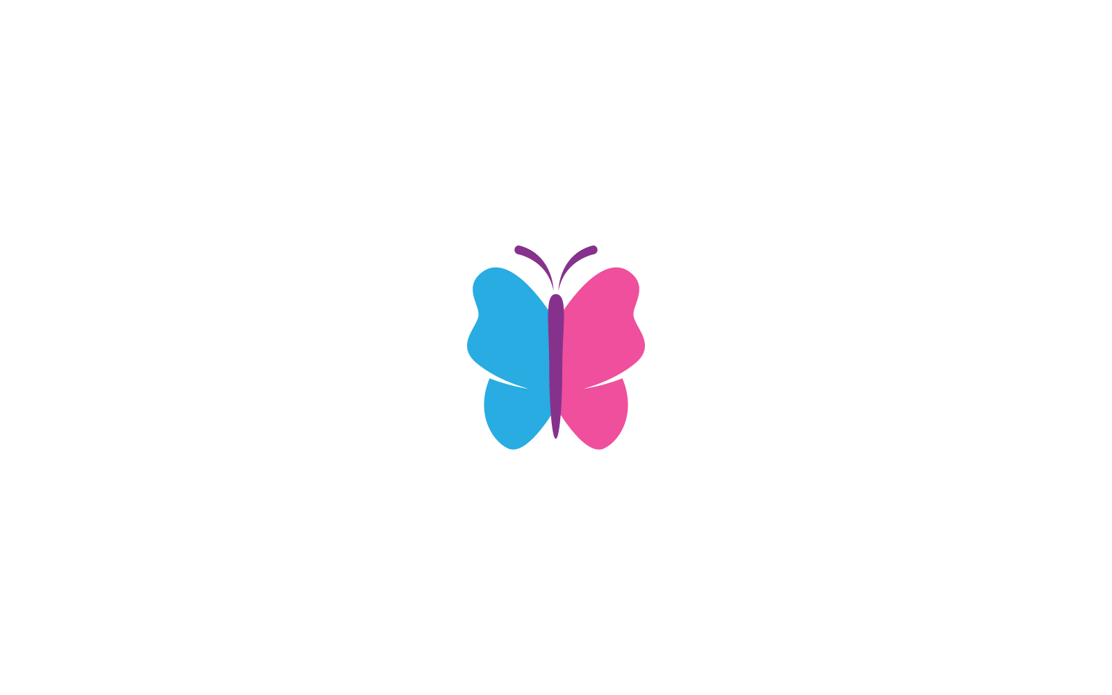 Butterfly Logo Template icon Vector design