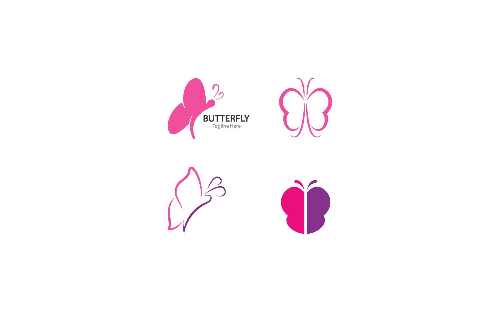 Butterfly Logo vector Template design