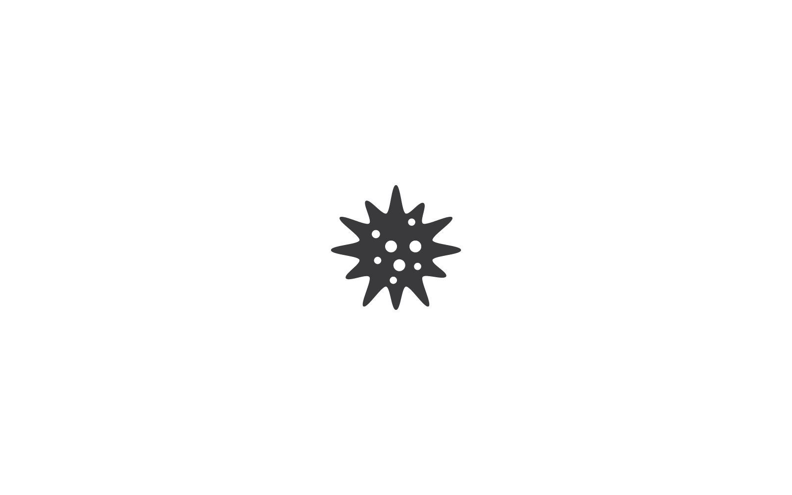 Diseño plano de vector de icono probiótico bacteriano
