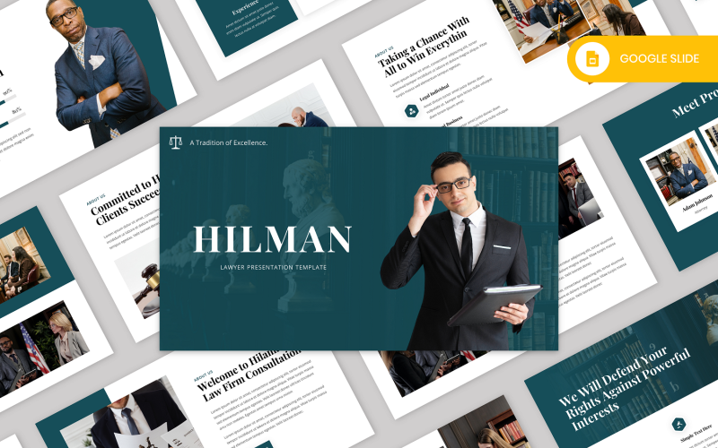 Hilman - Lawyer Google Slide Template