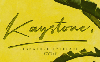 Kaystone / Signature typeface