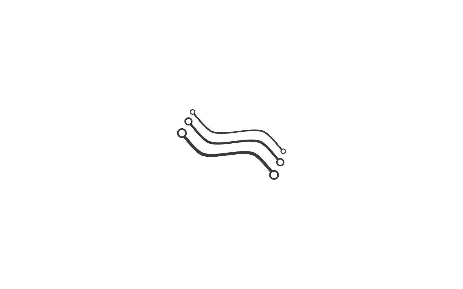 Circuit technologie pictogram illustratie vector sjabloon