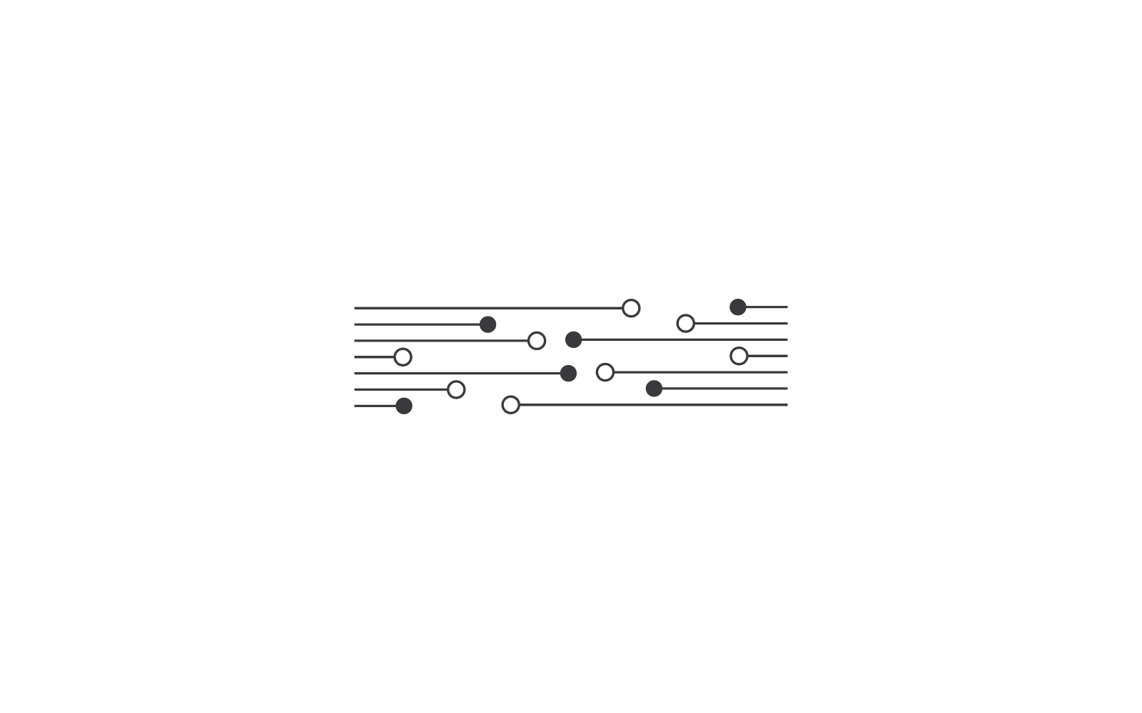 Circuit technology design illustration vector template