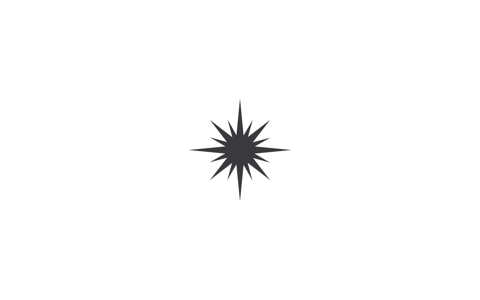 Compass Logo icon vector flat design