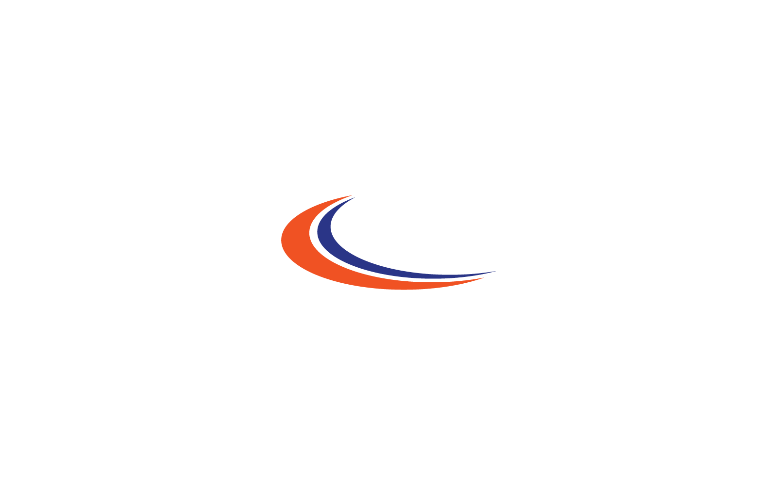 Swoosh logo illüstrasyon simge vektör şablonu