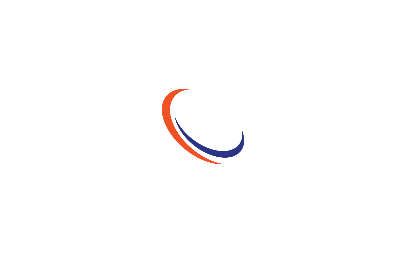 Swoosh logo illustration vector icon template