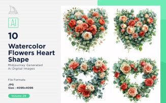 Flowers Heart Shape Love Blossoms 29